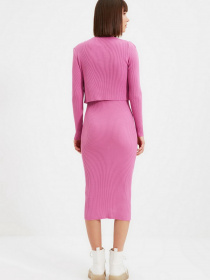 Сукня міді Trendyol модель TWOSS21EL0208/Pembe Сукня міді Trendyol модель TWOSS21EL0208/Pembe Фото