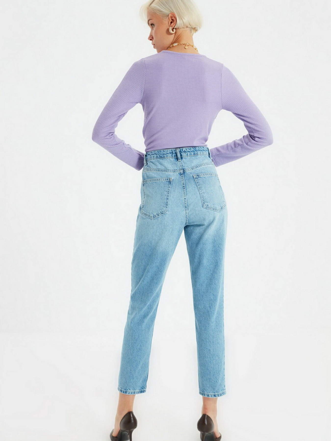 Джинсы мом Trendyol Mom модель TWOSS21JE0153/Mavi Фото