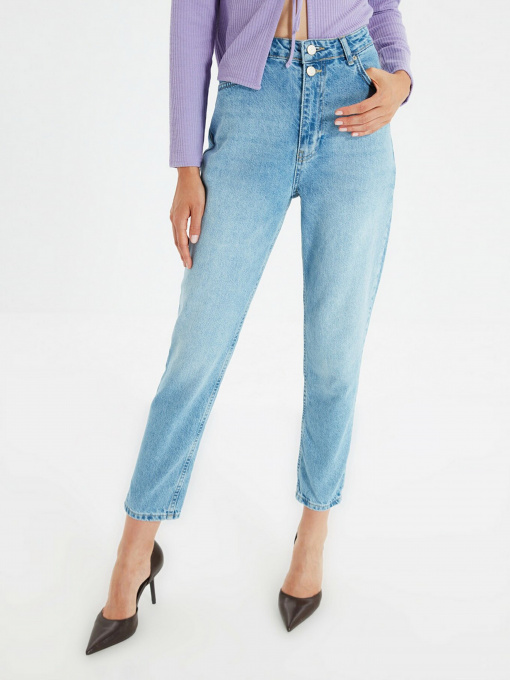 Джинсы мом Trendyol Mom модель TWOSS21JE0153/Mavi Фото