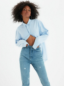 Джинсы Trendyol модель TWOSS21JE0453/Mavi Фото