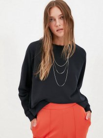 Свитшот Trendyol модель TWOAW20SW0055/Lacivert Свитшот Trendyol модель TWOAW20SW0055/Lacivert Фото