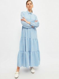 Платье макси Trendyol модель TCTSS21EL4322/Acik Mavi Фото