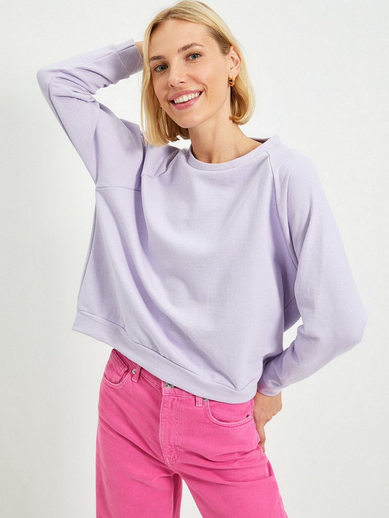 Світшот Trendyol модель TWOAW20SW0055/Lila Фото