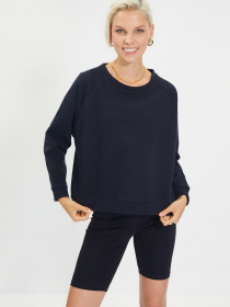 Свитшот Trendyol модель TWOAW20SW0055/Siyah Свитшот Trendyol модель TWOAW20SW0055/Siyah Фото