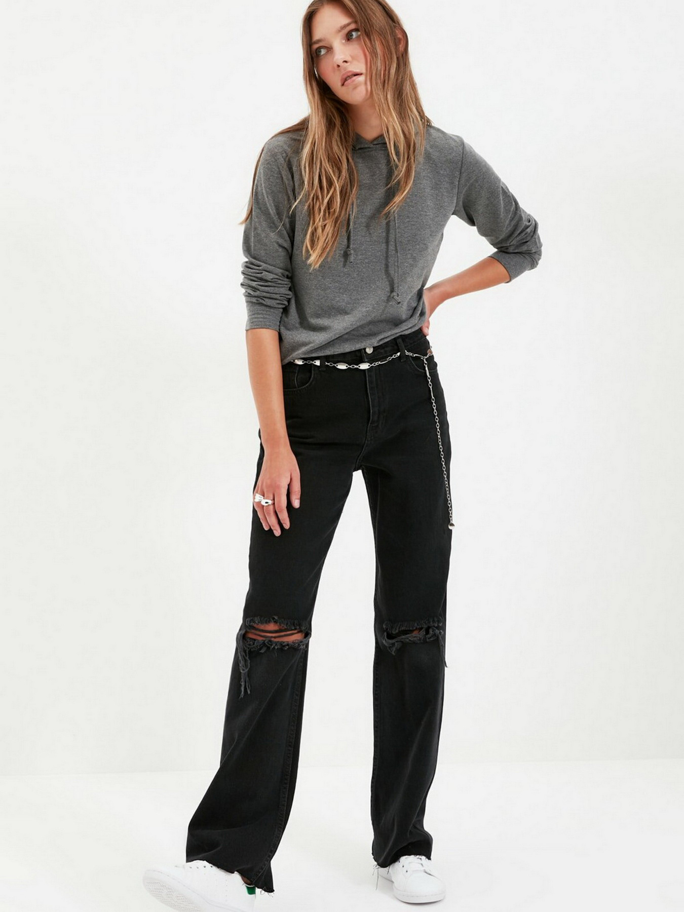 Худи Trendyol модель TWOAW20SW0059/Antrasit Фото