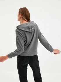 Худи Trendyol модель TWOAW20SW0059/Antrasit Худи Trendyol модель TWOAW20SW0059/Antrasit Фото