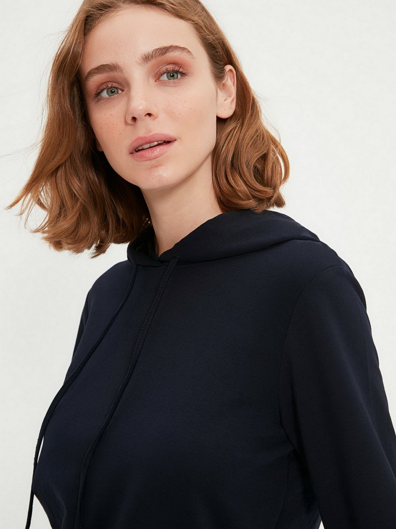 Худи Trendyol модель TWOAW20SW0059/Lacivert Худи Trendyol модель TWOAW20SW0059/Lacivert Фото