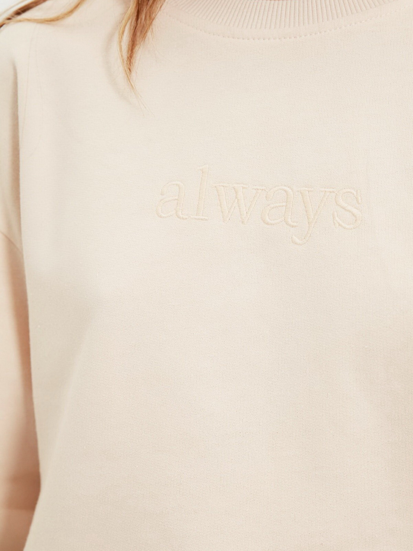 Світшот Trendyol модель TWOAW20SW0145/Bej Фото