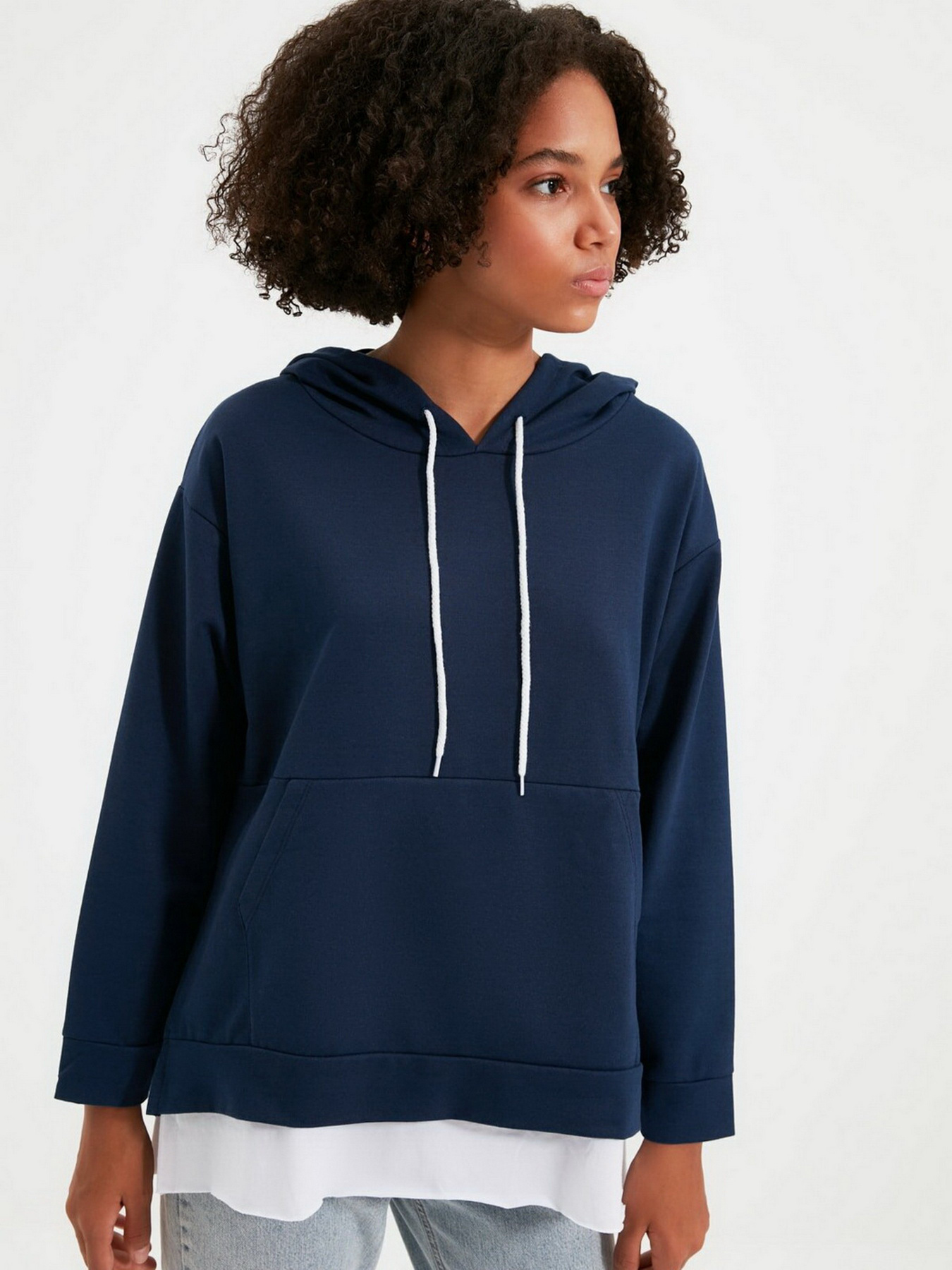 Худи Trendyol модель TWOAW20SW0382/Mavi Фото