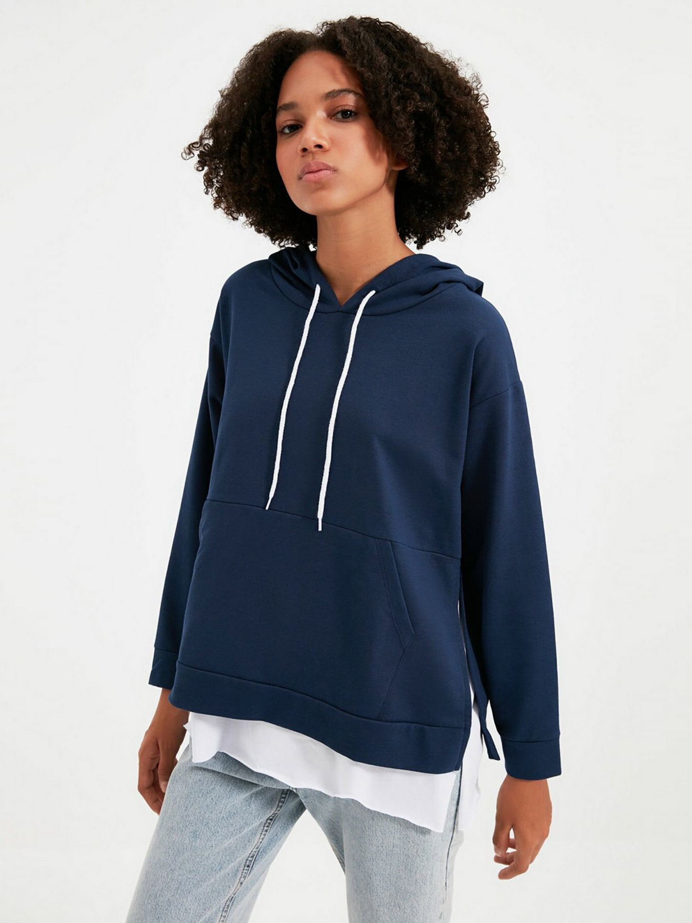 Худи Trendyol модель TWOAW20SW0382/Mavi Фото