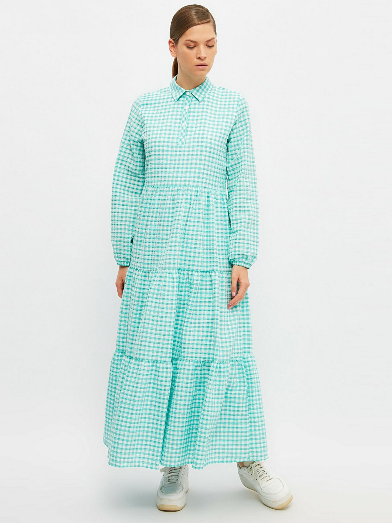 Платье макси Trendyol модель TCTSS21EL4322/Mint Фото