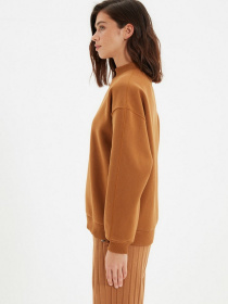 Світшот Trendyol модель TWOAW20SW0584/Acik Kahverengi Світшот Trendyol модель TWOAW20SW0584/Acik Kahverengi Фото