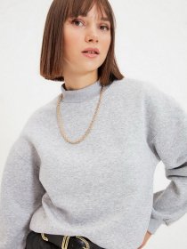 Свитшот Trendyol модель TWOAW20SW0584/Gri Фото