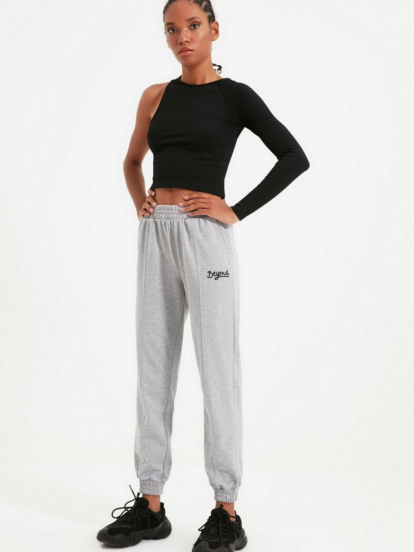 Штаны спортивные Trendyol модель TWOAW21EA0049/Gri Фото