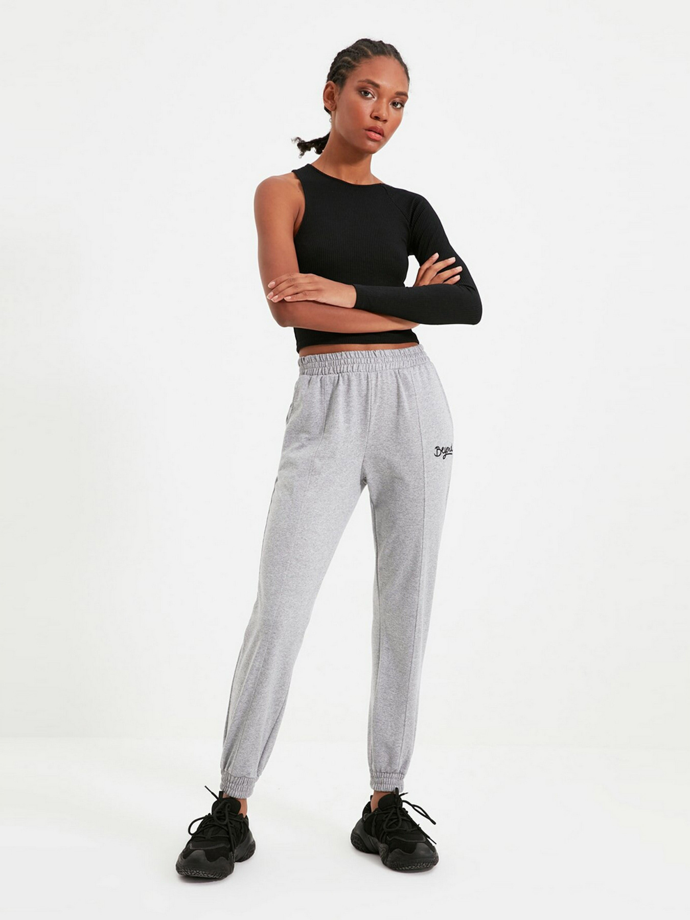 Штаны спортивные Trendyol модель TWOAW21EA0049/Gri Фото