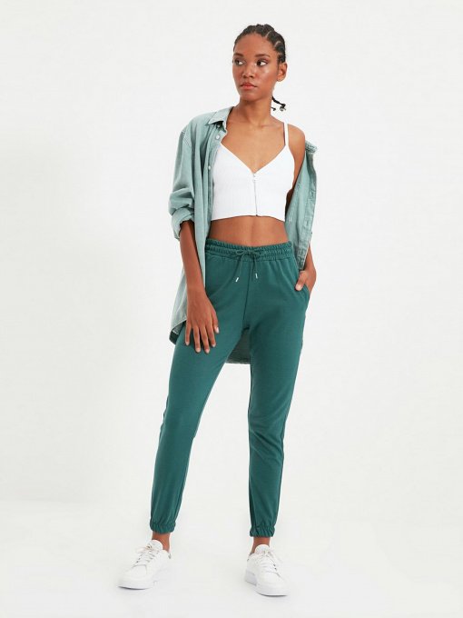 Штани спортивні Trendyol модель TWOAW21EA0194/Yesil Фото