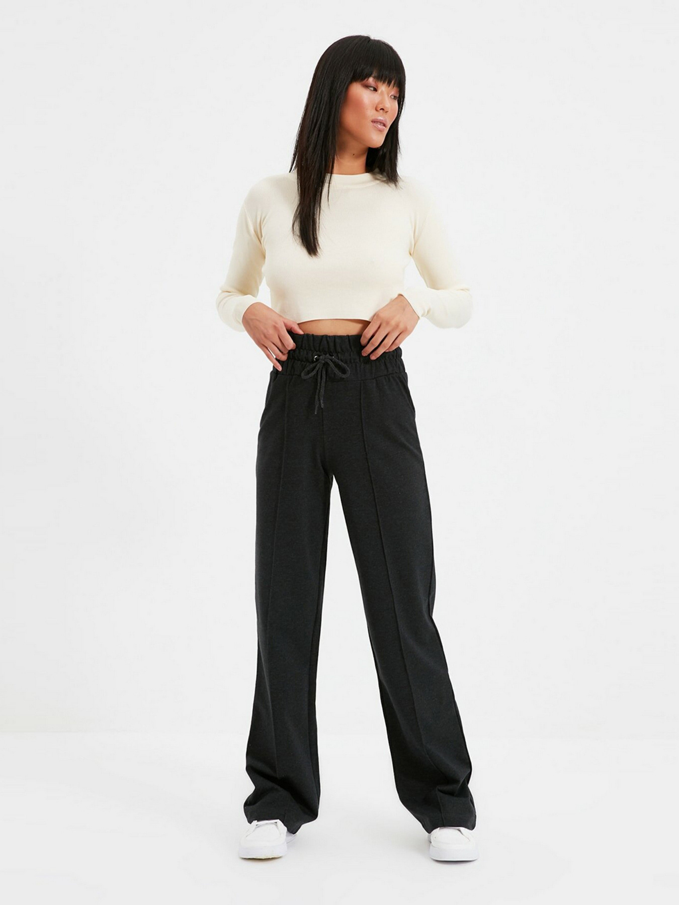 Штаны спортивные Trendyol модель TWOAW21EA0395/Antrasit Фото