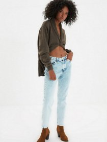 Джинсы мом Trendyol Mom модель TWOAW21JE0088/Mavi Фото