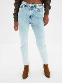 Джинси мом Trendyol Mom модель TWOAW21JE0088/Mavi Фото