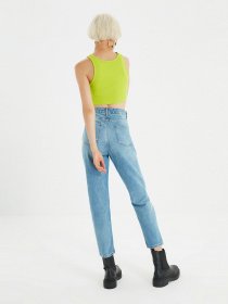 Джинсы мом Trendyol Mom модель TWOSS20JE0099/Mavi Фото