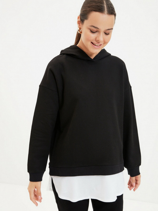 Худи Trendyol модель TCTAW22TW0028/Siyah Фото