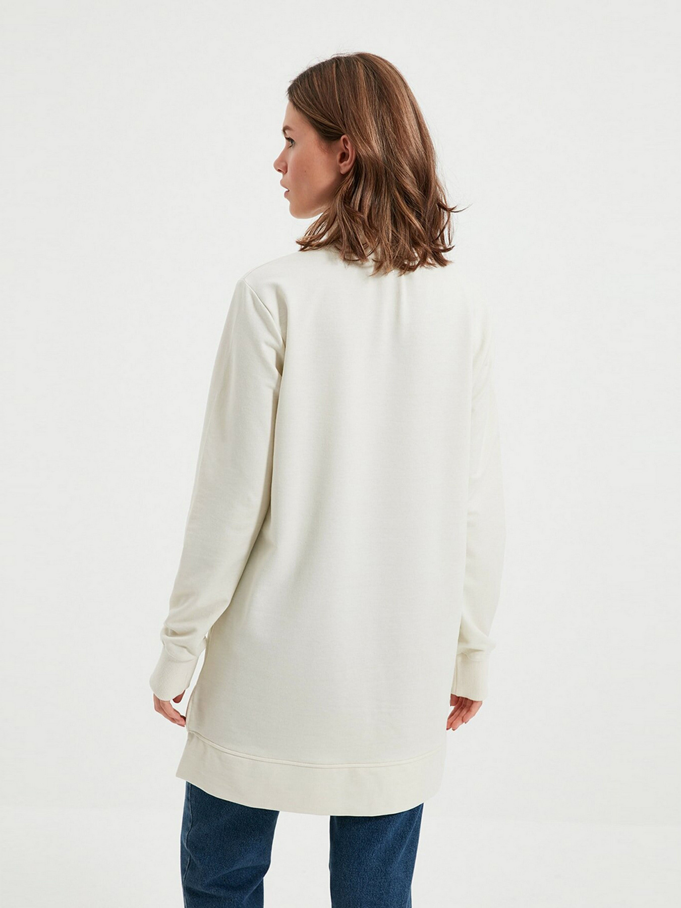 Свитшот Trendyol модель TCTAW22TW0030/Bej Фото
