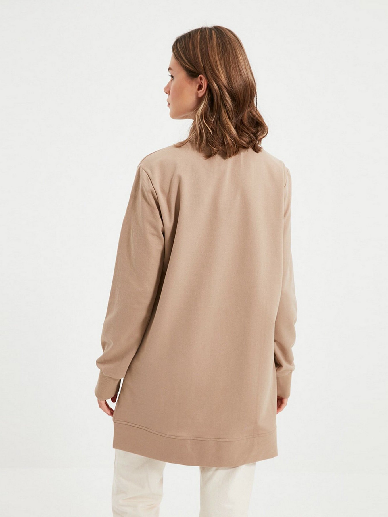 Свитшот Trendyol модель TCTAW22TW0030/Camel Фото