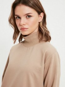 Свитшот Trendyol модель TCTAW22TW0030/Camel Фото