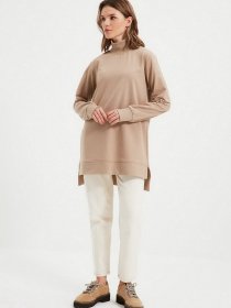 Свитшот Trendyol модель TCTAW22TW0030/Camel Свитшот Trendyol модель TCTAW22TW0030/Camel Фото