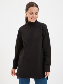 Світшот Trendyol модель TCTAW22TW0030/Siyah Фото