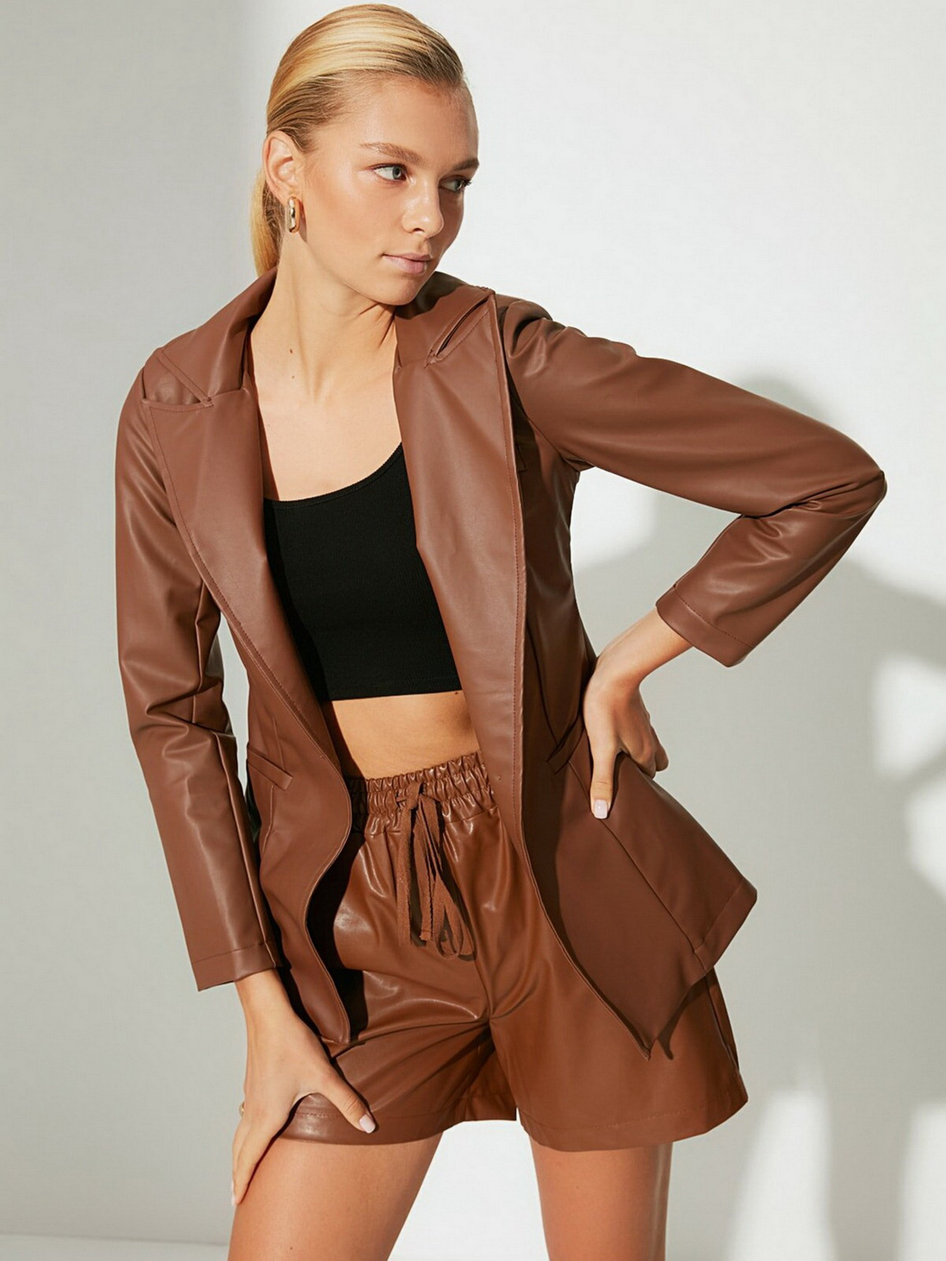 Жакет Trendyol модель TWOAW22CE0108/Camel Фото