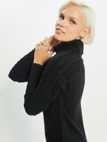 Платье миди Trendyol модель TWOAW22EL0046/Siyah Фото