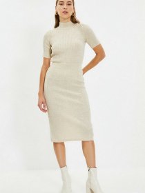 Юбка миди Trendyol модель TWOAW22ET0296/Tas Фото