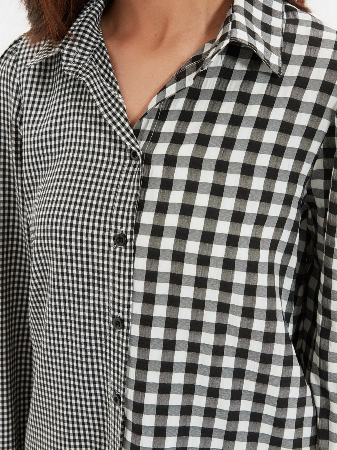 Рубашка Trendyol модель TWOAW22GO0656/Siyah Фото