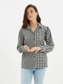 Рубашка Trendyol модель TWOAW22GO0656/Siyah Фото