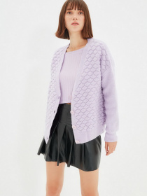 Кардиган Trendyol модель TWOAW22HI0167/Lila Фото