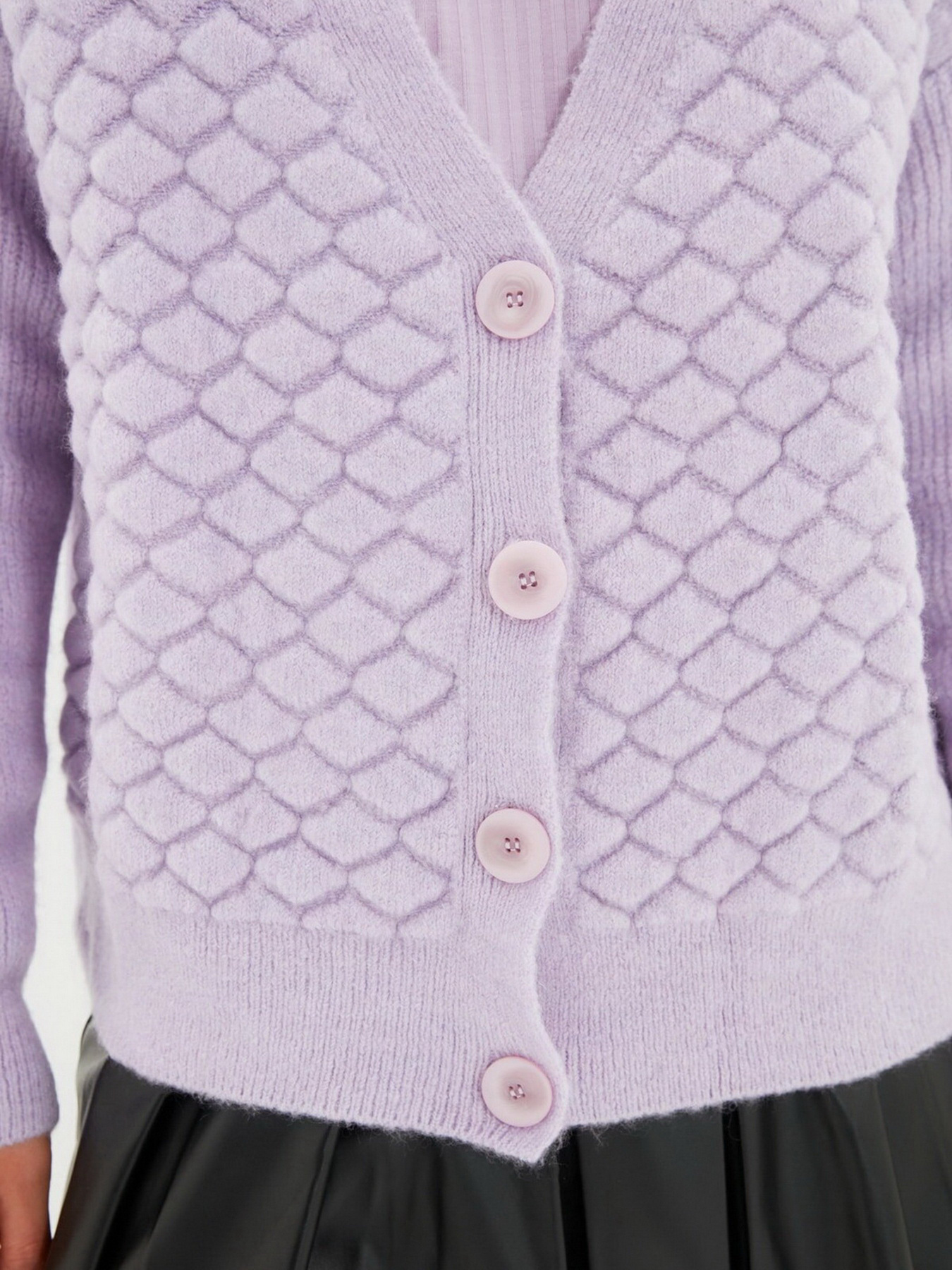 Кардиган Trendyol модель TWOAW22HI0167/Lila Фото