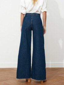 Расклешенные джинсы Trendyol Wide Leg модель TCLAW19LR0002/Mavi Фото