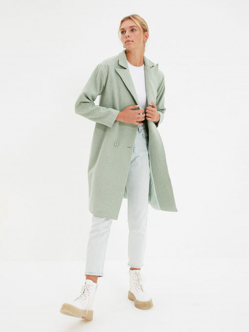 Пальто Trendyol модель TWOAW22KB0011/Mint Фото