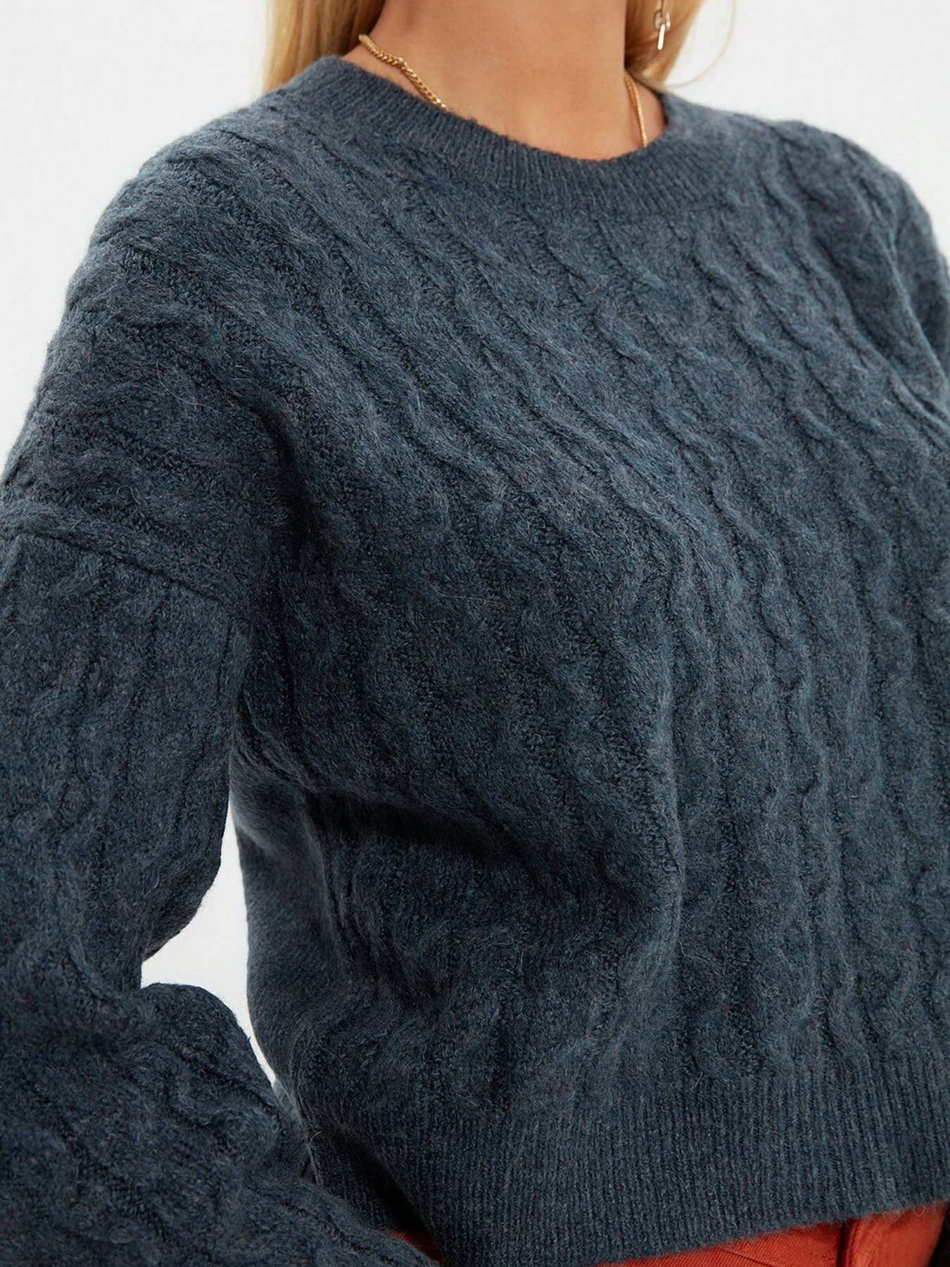 Свитер Trendyol модель TWOAW22KZ0937/Indigo Фото