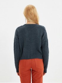 Свитер Trendyol модель TWOAW22KZ0937/Indigo Фото