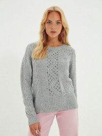 Свитер Trendyol модель TWOAW22KZ1085/Gri Фото