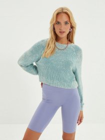 Свитер Trendyol модель TWOAW22KZ1091/Acik Mavi Свитер Trendyol модель TWOAW22KZ1091/Acik Mavi Фото