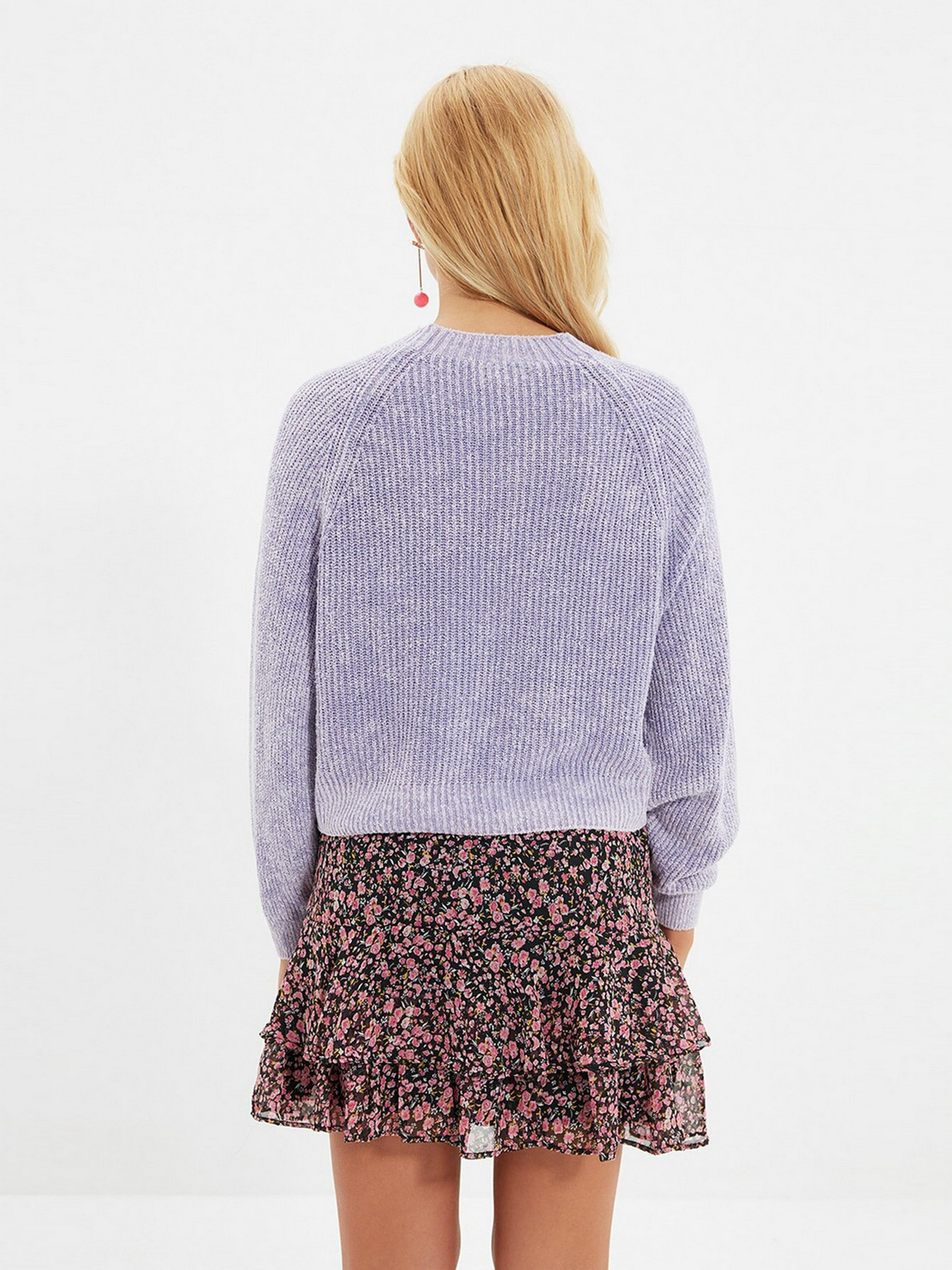 Свитер Trendyol модель TWOAW22KZ1091/Lila Фото