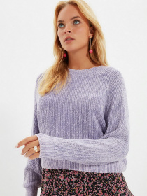 Свитер Trendyol модель TWOAW22KZ1091/Lila Фото