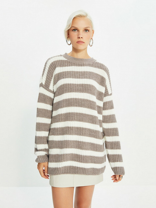 Свитер Trendyol модель TWOAW22KZ1155/Vizon Фото