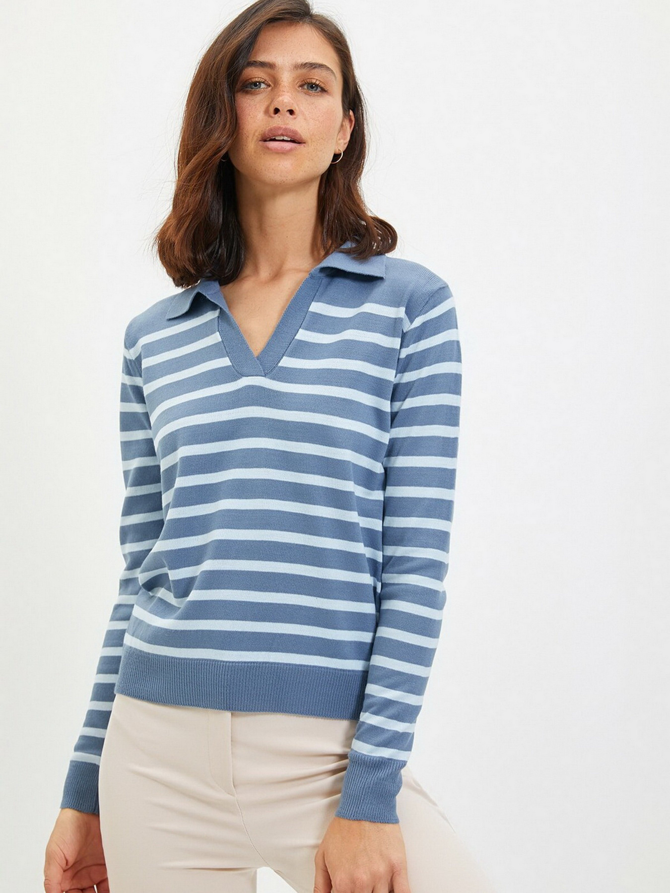 Джемпер Trendyol модель TWOAW22KZ2101/Indigo Фото