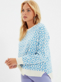 Джемпер Trendyol модель TWOAW22KZ2173/Mavi Джемпер Trendyol модель TWOAW22KZ2173/Mavi Фото