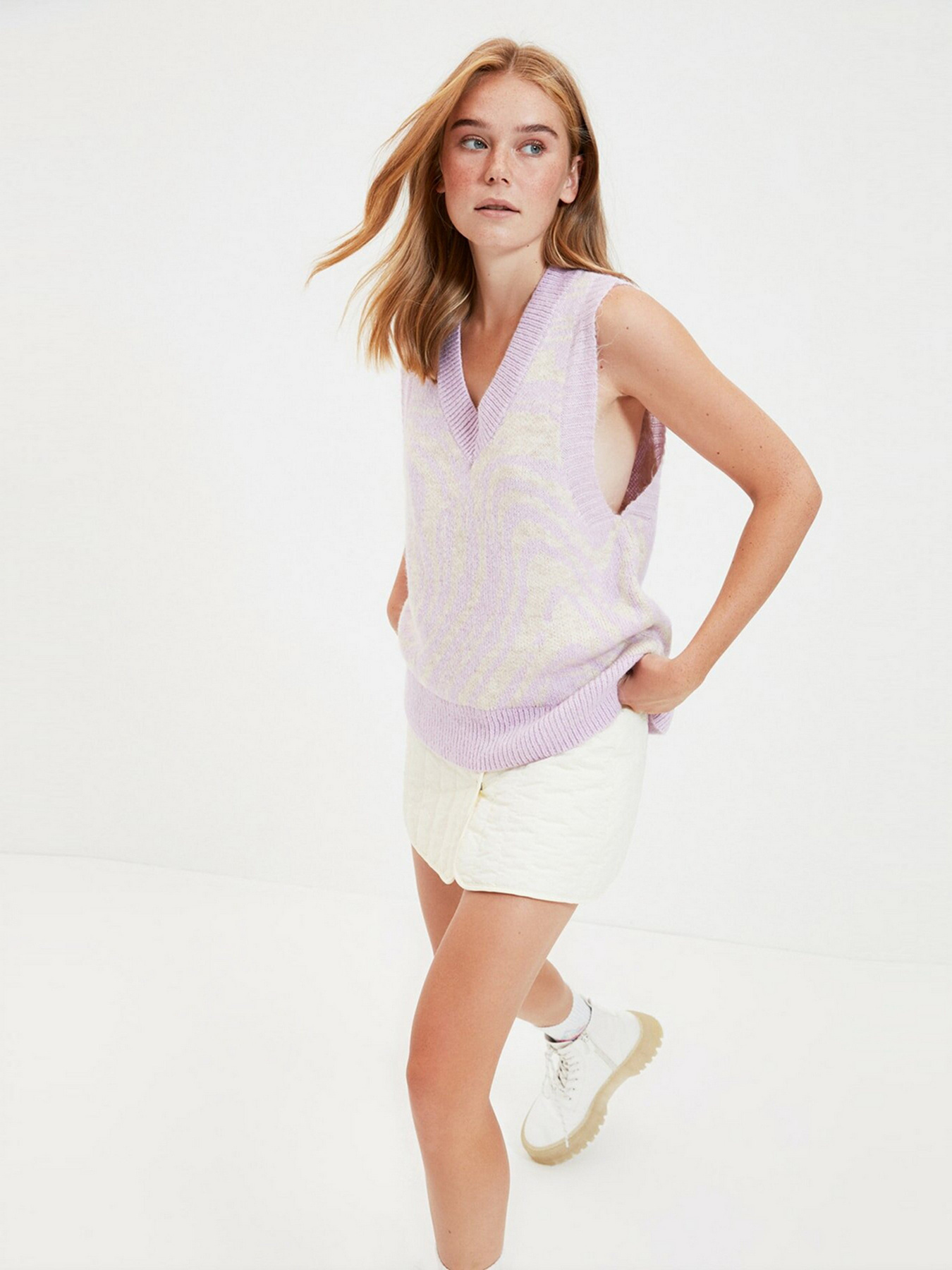 Жилет Trendyol модель TWOAW22SV0038/Lila Фото