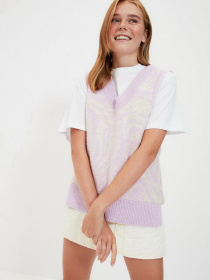Жилет Trendyol модель TWOAW22SV0038/Lila Жилет Trendyol модель TWOAW22SV0038/Lila Фото